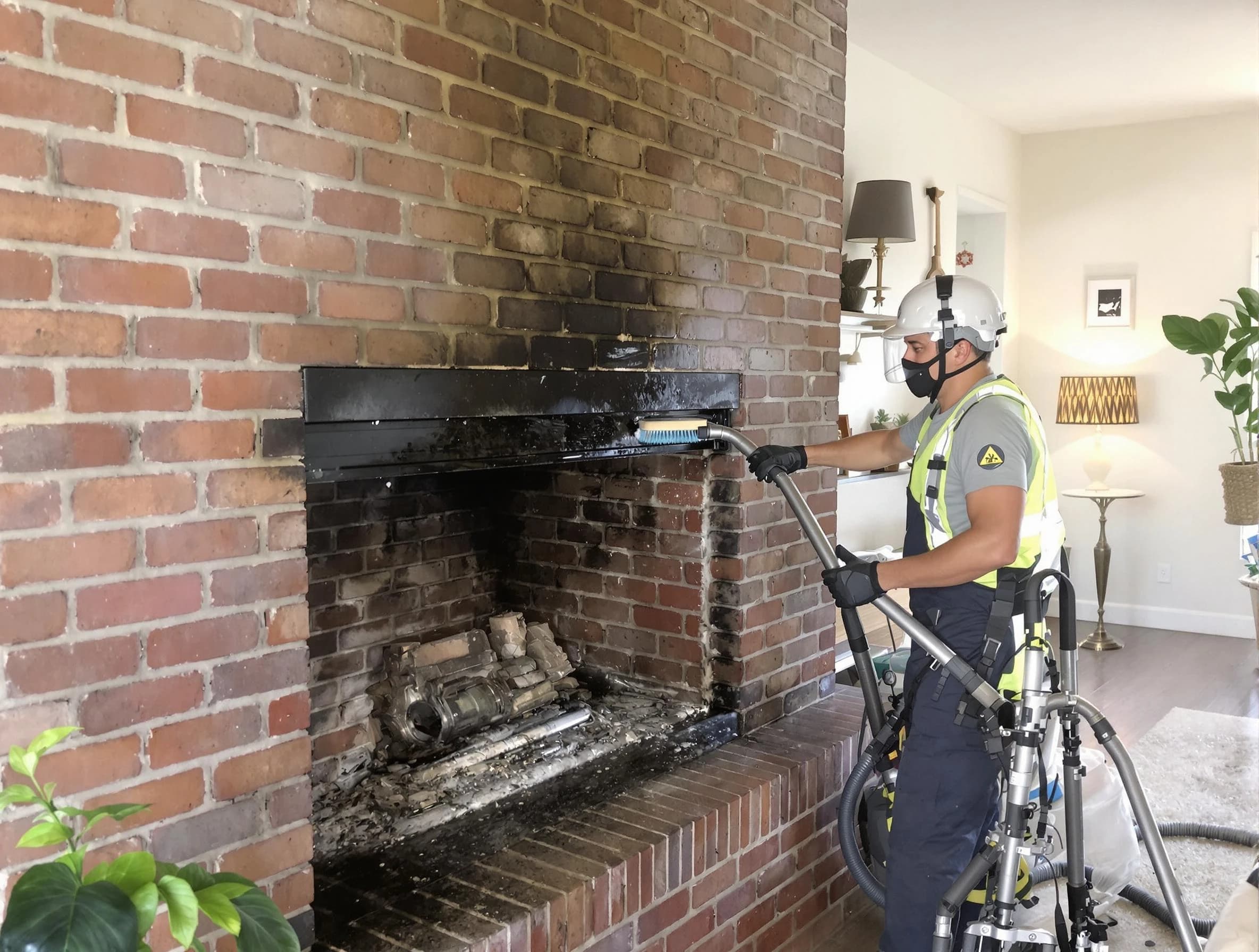 Longmont Chimney Sweep providing fireplace cleaning services in Longmont, CO