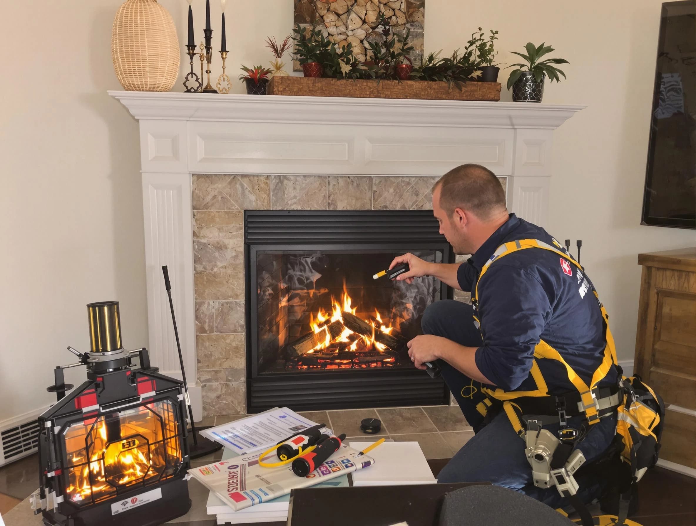 Safety-focused fireplace inspection by Longmont Chimney Sweep in Longmont, CO