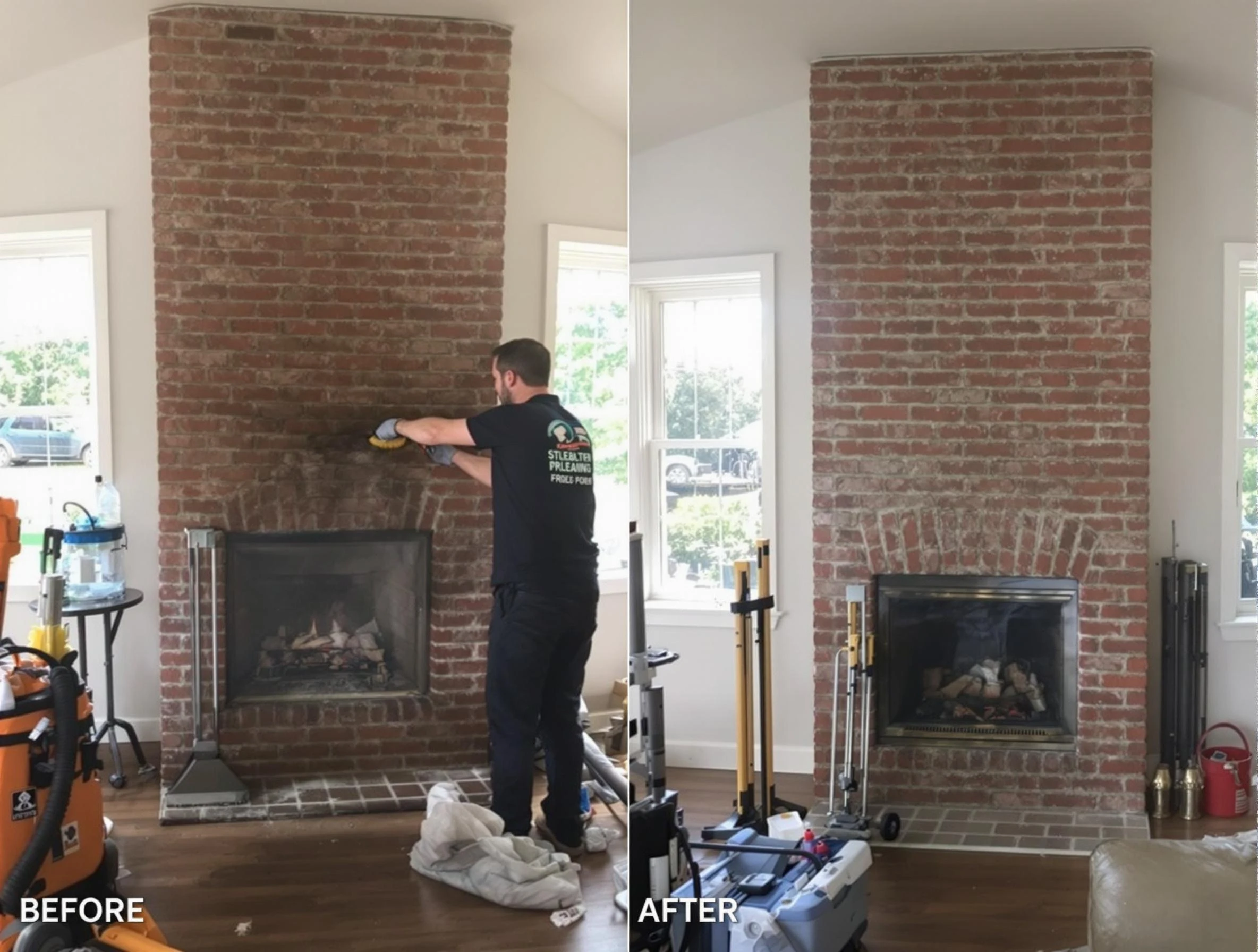 Finished chimney sweeping service by Longmont Chimney Sweep in Longmont, CO